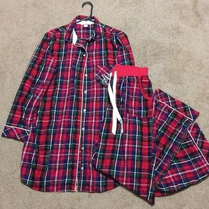 VS Plaid Pajama Set